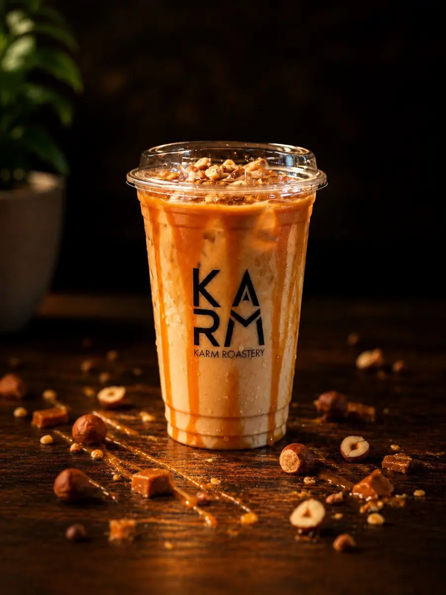 Iced Toffie Nut Latte